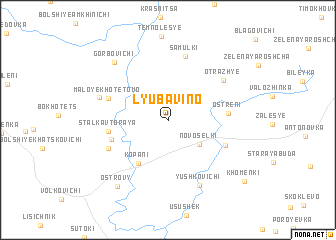 map of Lyubavino