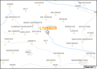 map of Lyubavin