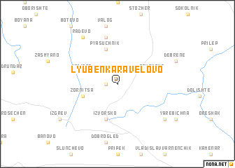 map of Lyuben Karavelovo