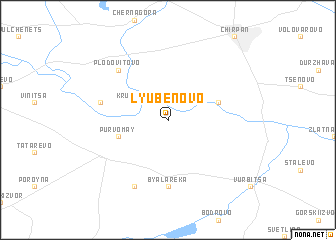 map of Lyubenovo