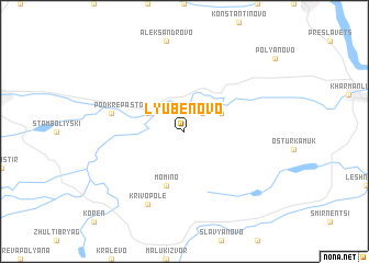 map of Lyubenovo