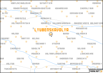 map of Lyubenska Volya