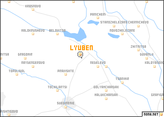 map of Lyuben