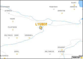 map of Lyuber