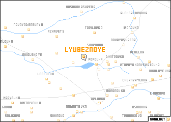 map of Lyubeznoye