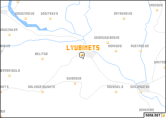 map of Lyubimets
