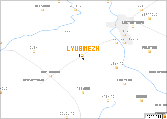 map of Lyubimezh