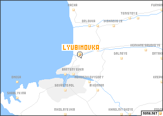 map of Lyubimovka