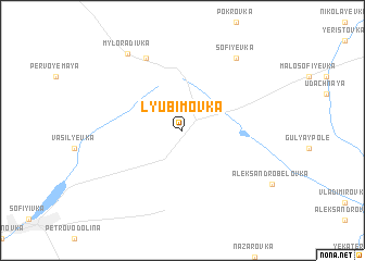 map of Lyubimovka
