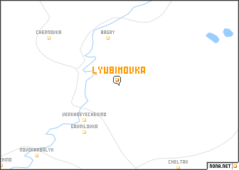 map of Lyubimovka