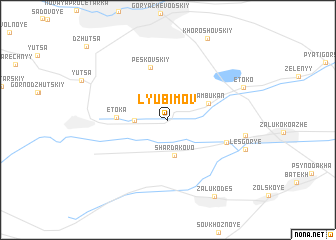 map of Lyubimov