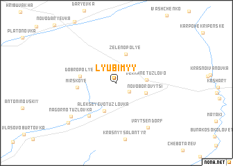 map of Lyubimyy