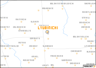 map of Lyubinichi