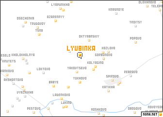 map of Lyubinka