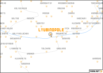 map of Lyubino Pole