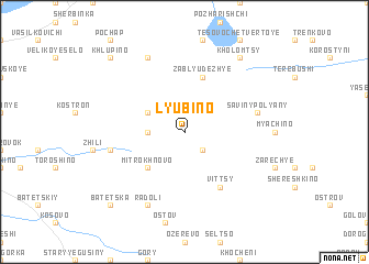 map of Lyubino