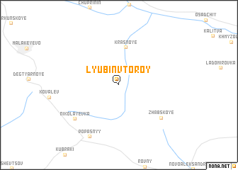 map of Lyubin Vtoroy