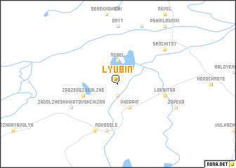 map of Lyubin