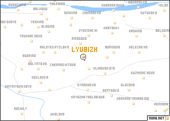 map of Lyubizh