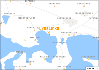 map of Lyublinka