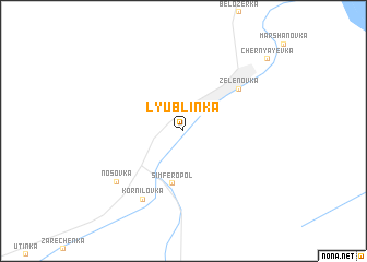 map of Lyublinka