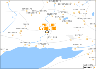 map of Lyublino