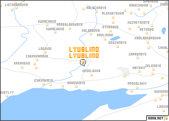 map of Lyublino