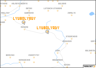 map of Lyubolyady