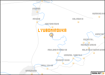 map of Lyubomirovka