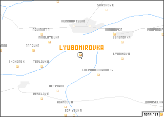 map of Lyubomirovka