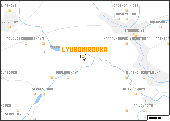 map of Lyubomirovka