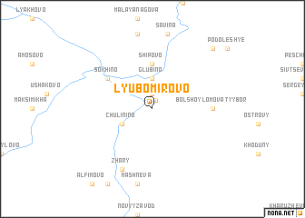 map of Lyubomirovo