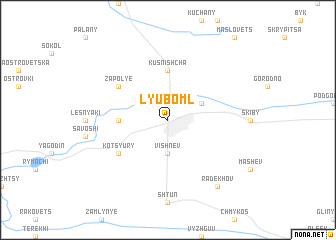 map of Lyubomlʼ