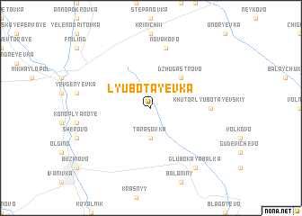 map of Lyubotayevka