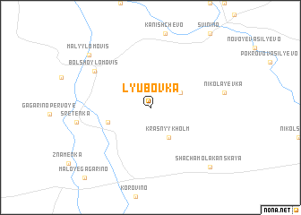 map of Lyubovka