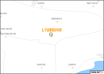 map of Lyubovka
