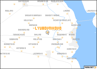 map of Lyubovnikovo