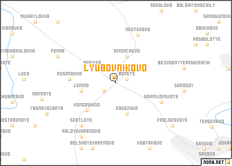 map of Lyubovnikovo