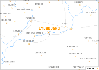 map of Lyubovsho