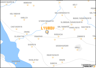 map of Lyubovʼ