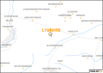 map of Lyubvino