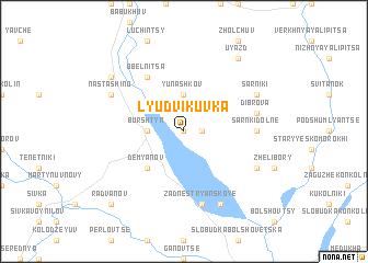 map of Lyudvikuvka