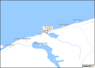 map of Lyugi