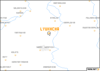 map of Lyukhcha