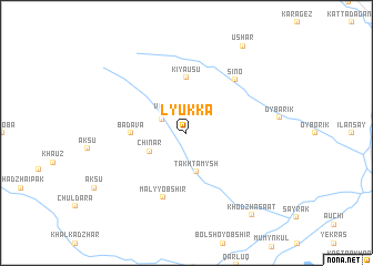 map of Lyukka