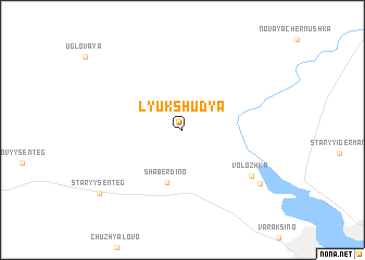 map of Lyukshud\