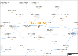 map of Lyulintsy