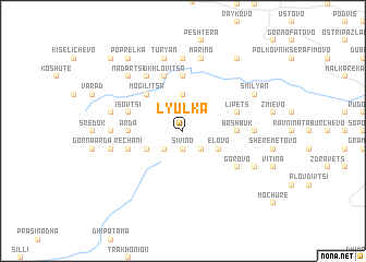 map of Lyulka