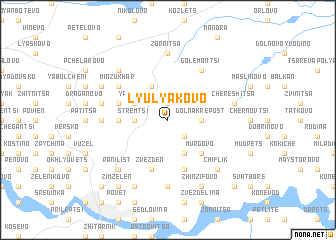 map of Lyulyakovo