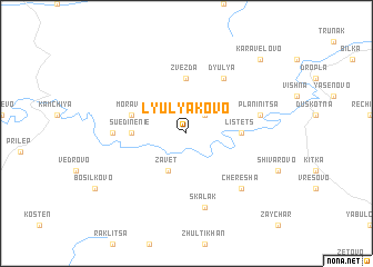 map of Lyulyakovo